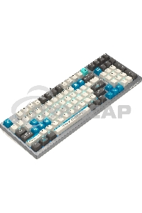 Клавиатура проводная A4Tech Bloody S98 Pixels Blue USB серый/бежевый