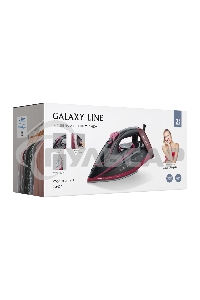 Утюг паровой Galaxy GL 6133 черный с розовым