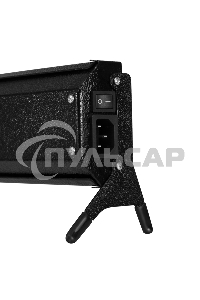 Конвектор плинтусный СОКОЛ 60-0124, черный, 450 Вт, 15 м2