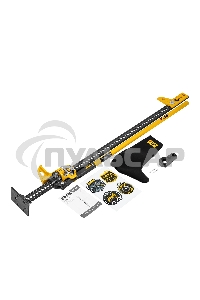 Домкрат реечный профессиональный Denzel 3,5 т, 115-1340 мм, High Jack