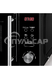 Микроволновая печь BBK 20MWG-732T/B-M черный, 20 л, 700 Вт, переключатели - поворотный механизм/кнопки