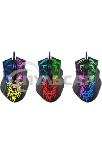 Мышь проводная Defender Bulletstorm GM-928 черный, 7200 dpi, USB, кнопки - 7