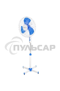 Вентилятор напольный Maxvi FS1645 white-blue