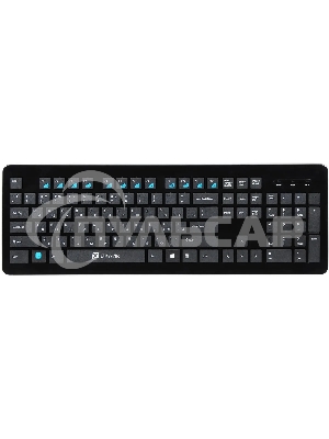 Клавиатура беспроводная Oklick 870S, USB, Радиоканал, черный