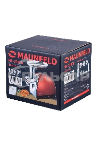 Мясорубка электрическая Maunfeld MF-233CH красный, 1360 Вт