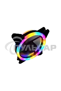 Вентилятор для корпуса Gembird D12025S12L-CF черный, 120 мм, 1200 об/мин, 20.5 дБ, 3 pin