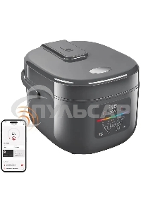Мультиварка Redmond MC-100S серый, 5 л, 860 Вт, управление - сенсор, программ - 12