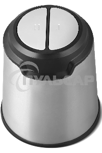 Измельчитель BQ CH2003 Black-Steel. Мощность:600 Вт Стеклянная чаша 2л