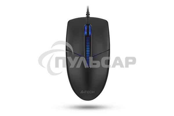 Мышь проводная A4Tech N-530 черный, 1200 dpi, USB, кнопки - 3