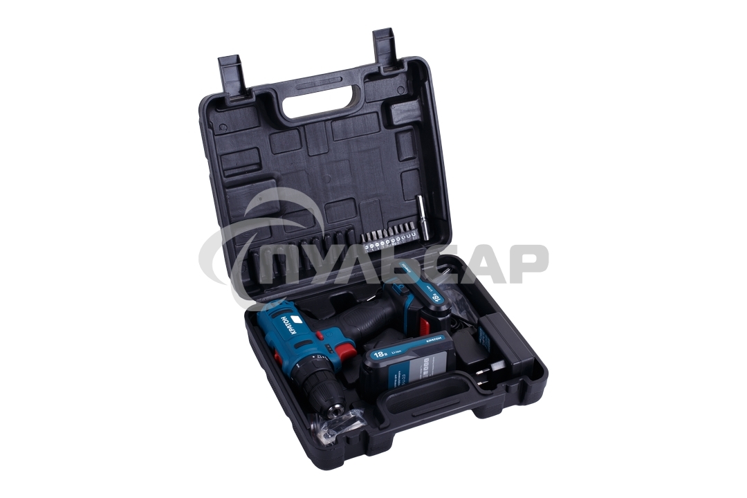 Дрель-шуруповерт аккумуляторная Кратон CD-18-Li-2,0 3 11 01 057