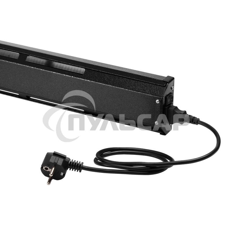 Конвектор плинтусный СОКОЛ 60-0124, черный, 450 Вт, 15 м2