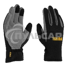 Перчатки универсальные Denzel 68086 искусственный мех, работа с сенсорным экраном, размер 8