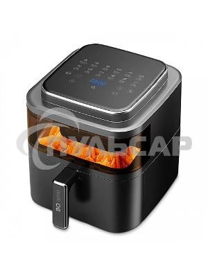 Аэрогриль BQ GR2002 Black-Silver. Мощность:1500 Вт, Объем корзины: XL