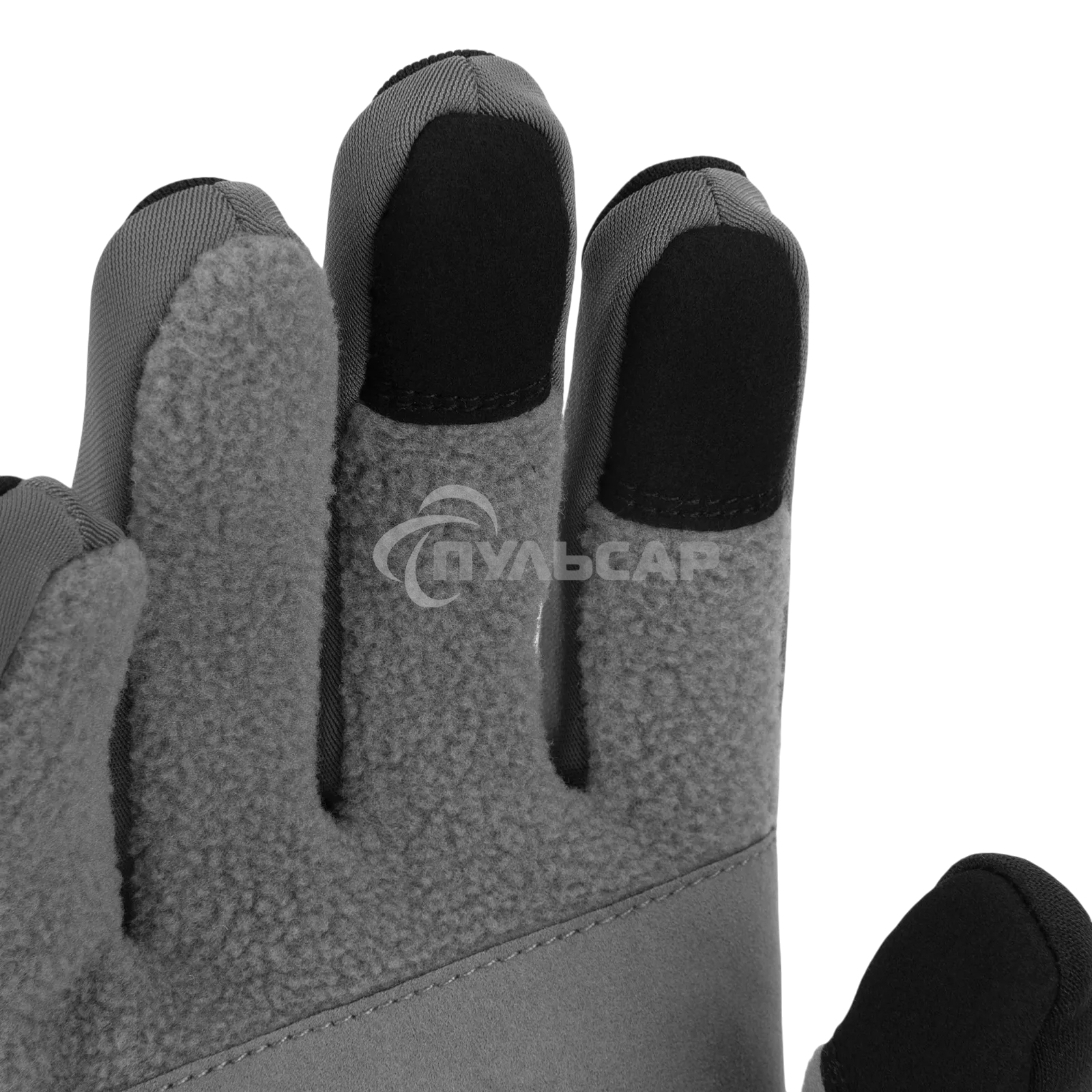 Перчатки универсальные Denzel 68086 искусственный мех, работа с сенсорным экраном, размер 8