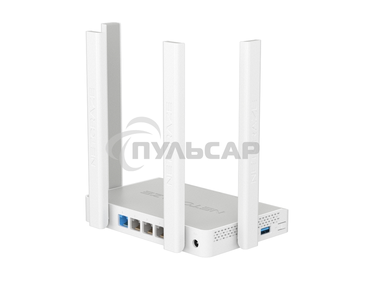 Гигабитный интернет-центр Netcraze Viva (NC-1913) с Mesh Wi-Fi 5 AC1200, 4-портовым Smart-коммутатором и многофункциональным портом USB