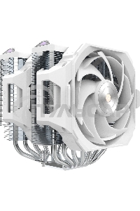 Кулер для процессора Alseye W700-W(USA) белый, 120 мм, алюминий/медь, 2200 об/мин, 35.3 дБ, 4 pin, 230 Вт, 159 мм