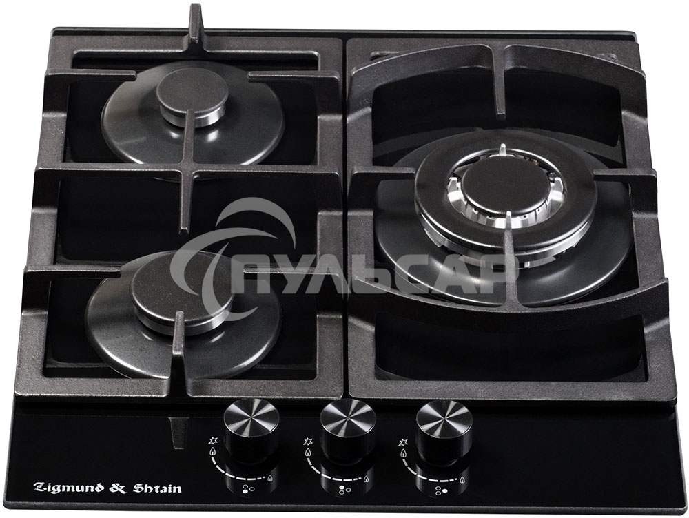 Газовая варочная панель Zigmund & Shtain M 26.4 B независимая, черный