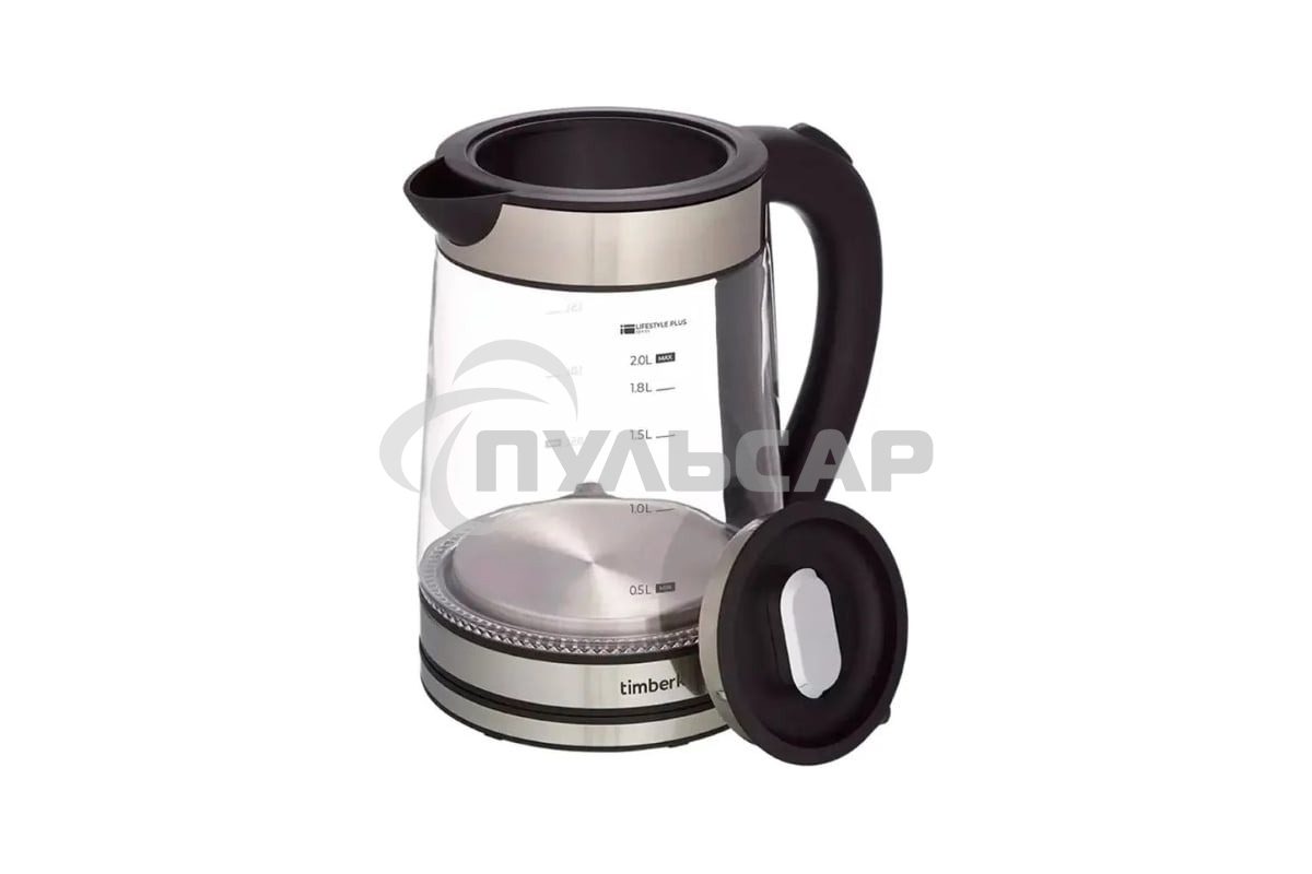 Чайник электрический Timberk T-EK27G01 1800Вт 2л стальной/черный