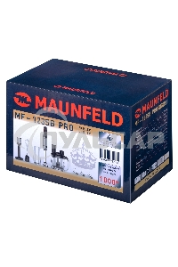Блендер погружной Maunfeld MF-123SB PRO черный, 1000 Вт