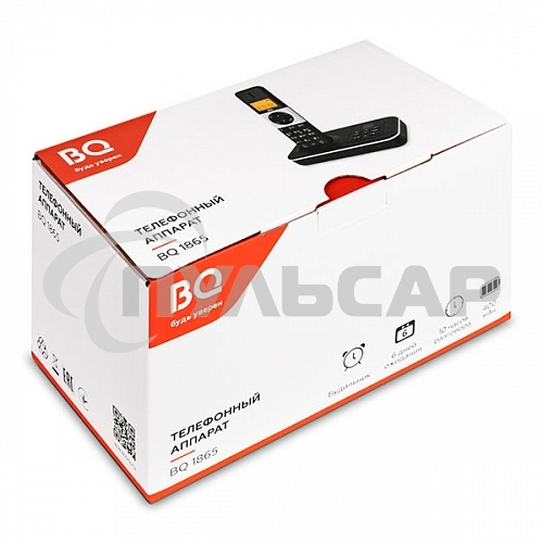 Радиотелефон DECT BQ 1865 черный/белый