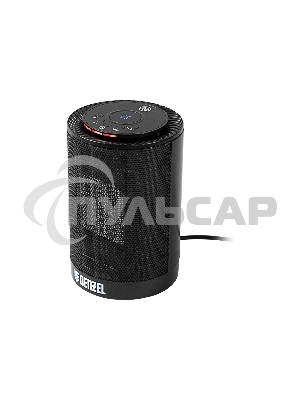 Тепловентилятор керамический Denzel DTFC-1200, черный, 600/1200 Вт, 12 м2, 3 режима, термостат