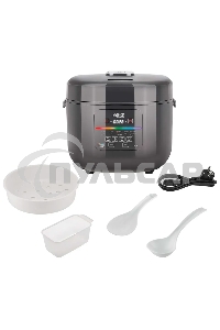 Мультиварка Redmond MC-100S серый, 5 л, 860 Вт, управление - сенсор, программ - 12