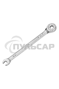 Ключ комбинированный трещоточный Denzel 6 мм, CrV, матовый хром 14700