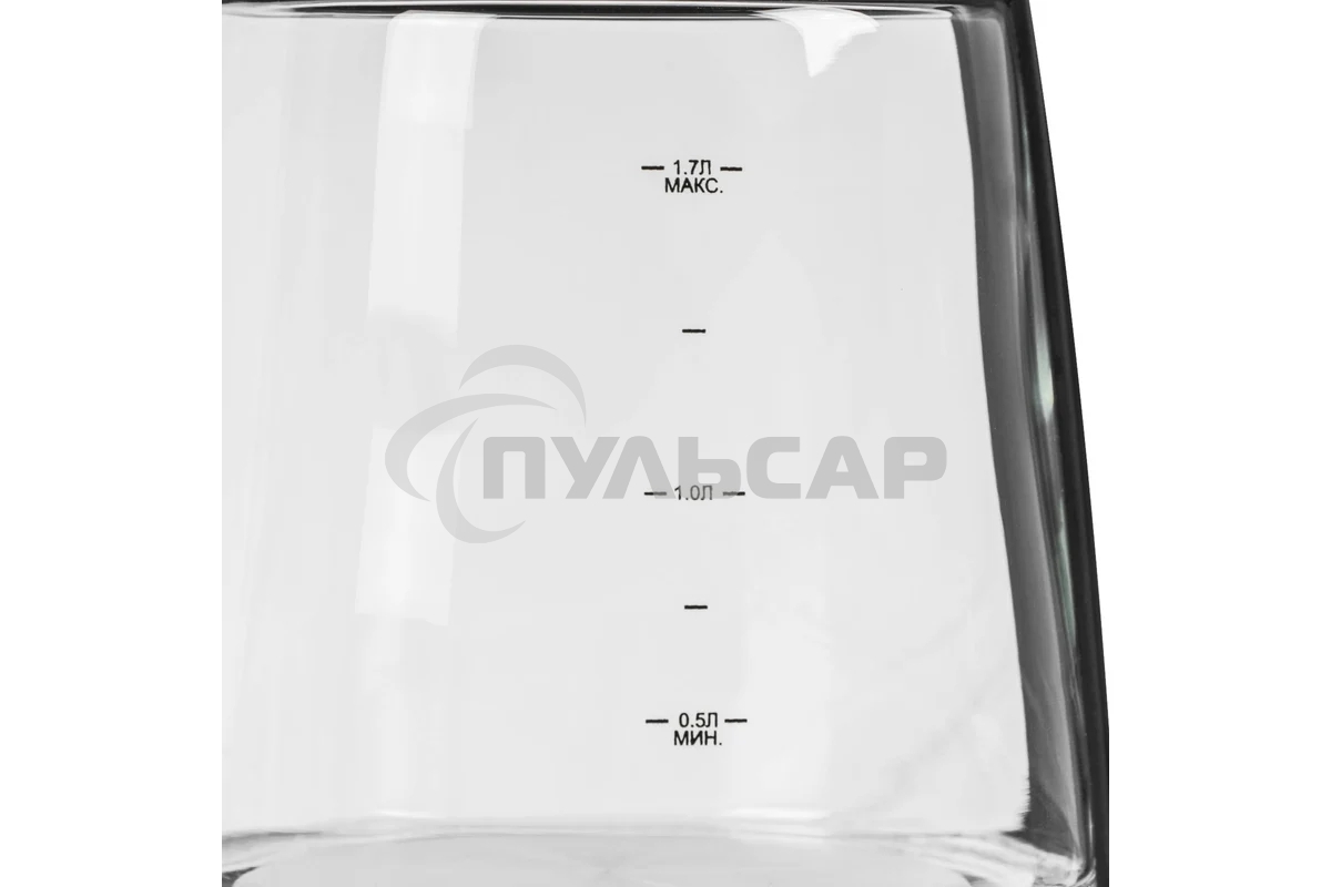 Чайник электрический Galaxy Line GL 0558, черный, стекло, 2200 Вт, 1,7 л