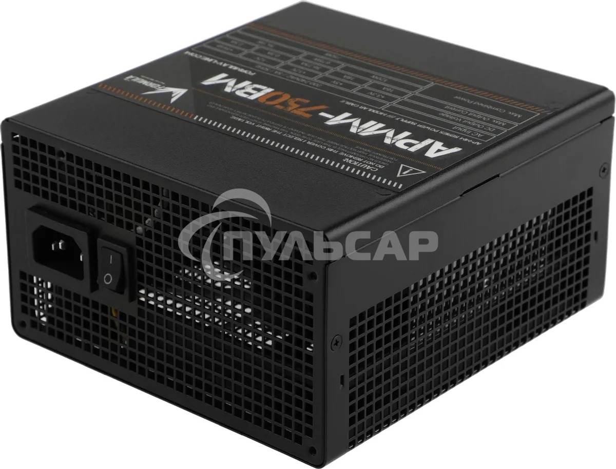 Блок питания Aerocool / Formula ATX 750W APMM-750BM 80 PLUS bronze (20+4pin) APFC 140мм fan 6xSATA Cab Manag RTL