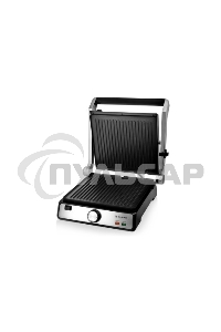 Гриль-пресс BRAYER BR2002, 2000 Вт, съемные, 29*26 см, регул высот, пласт корп., поддон, 180