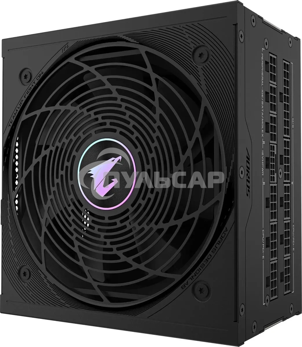 Блок питания Gigabyte ATX 1000W GP-AE1000PM PG5 Gen.5 80 PLUS platinum (20+4pin) APFC 120мм fan 16xSATA Cab Manag RTL