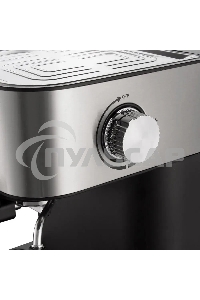 Кофеварка рожковая Redmond RCM-M1513 серебристый/черный, исп. кофе - молотый, 1.5 л, 1050 Вт, 15 бар