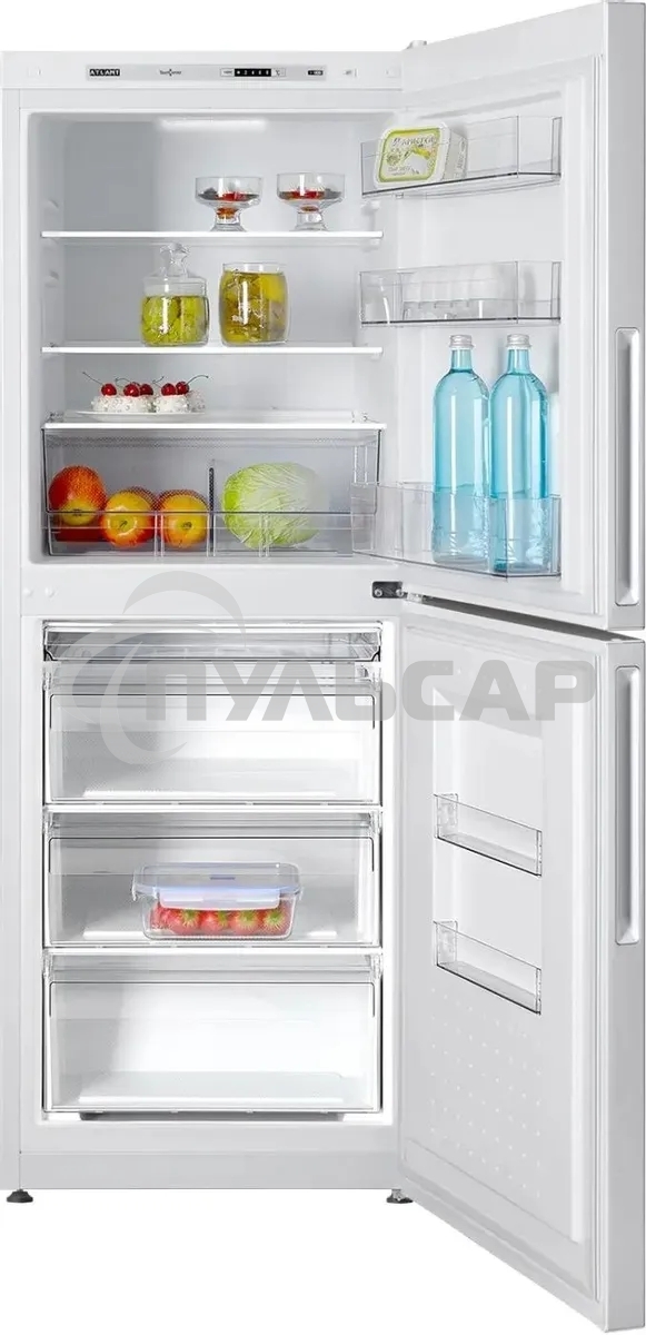 Холодильник Atlant ХМ-4610-101 белый двухкамерный 148/119л морозилка снизу