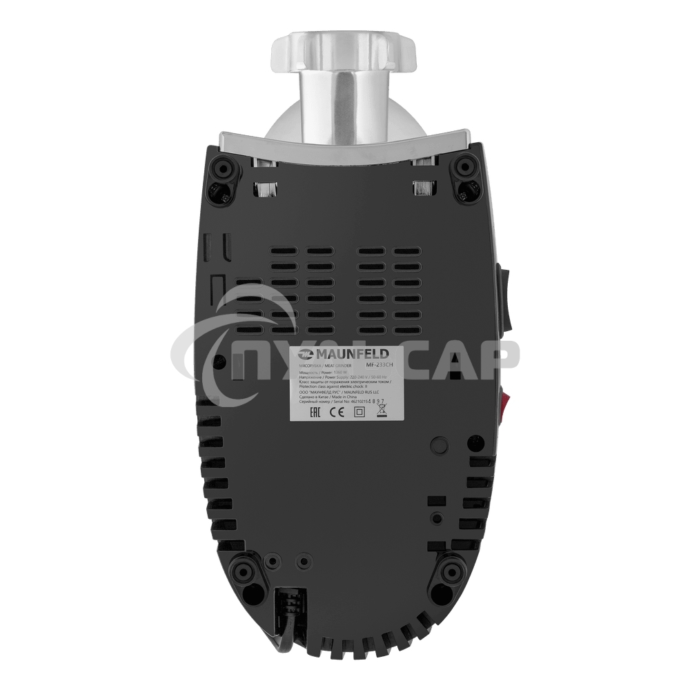 Мясорубка электрическая Maunfeld MF-233CH красный, 1360 Вт