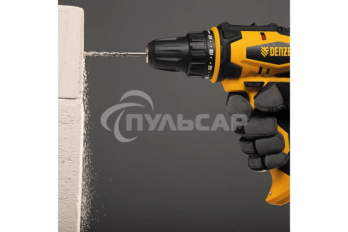 Дрель-шуруповерт Denzel SD-300-10, Сетевая, 300Вт