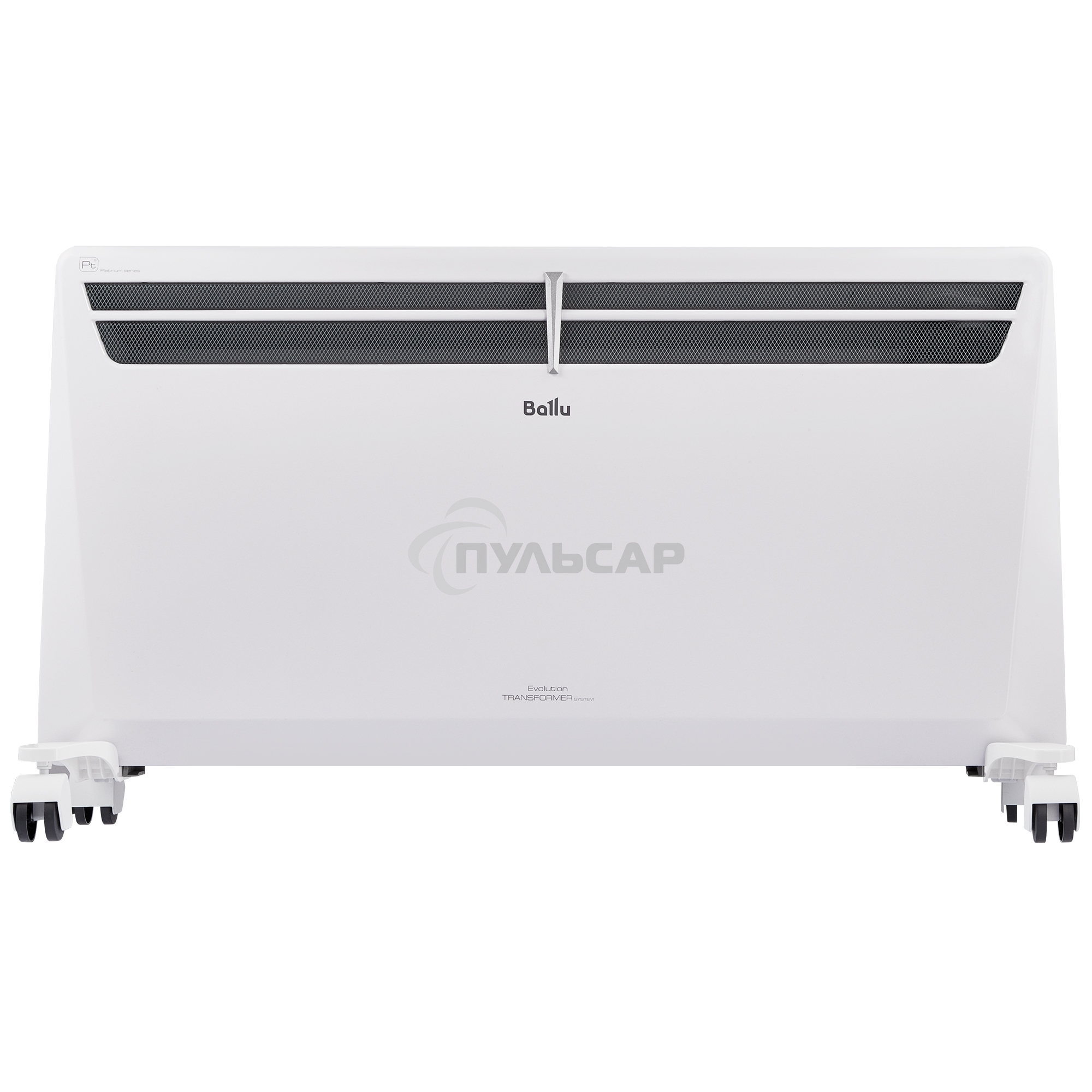 Комплект Ballu Transformer с блоком управления и шасси BEC/EVU-2500-4E белый, 2500 Вт, 30 м2, дисплей, термостат, WiFi