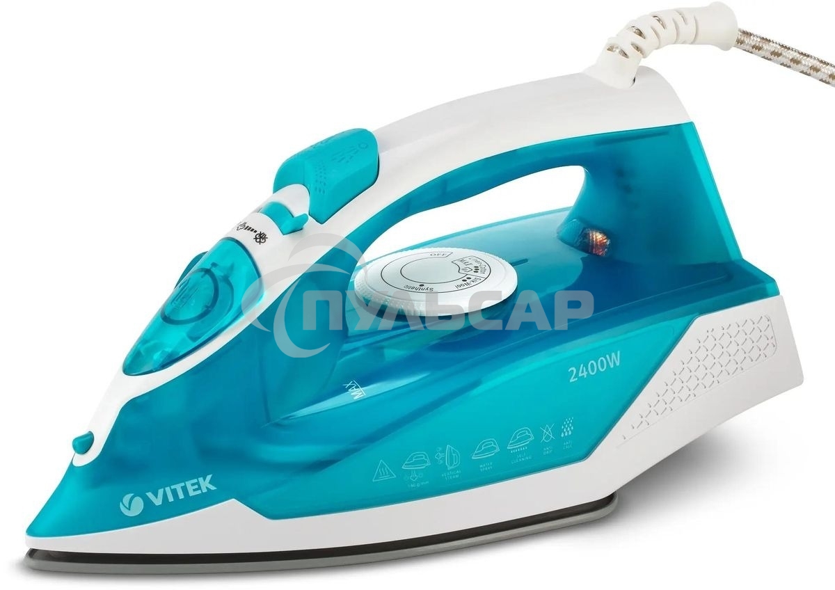 Утюг Vitek 8307-VT-01 2400Вт бирюзовый/белый