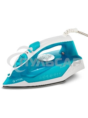 Утюг Vitek 8307-VT-01 2400Вт бирюзовый/белый
