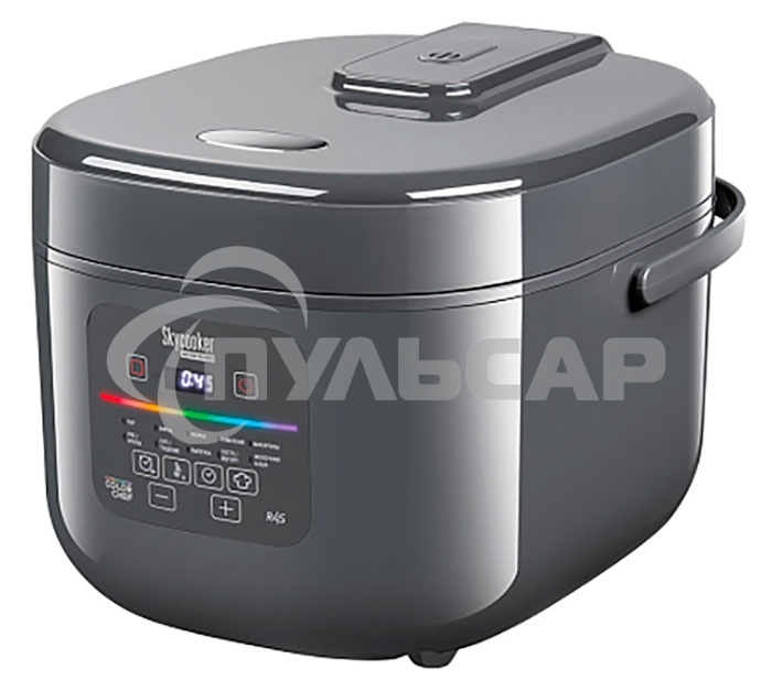 Мультиварка Redmond MC-100S серый, 5 л, 860 Вт, управление - сенсор, программ - 12