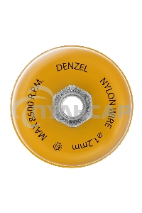 Щетка для УШМ Denzel 100 мм, чашка, нейлоновая щетина, М14
