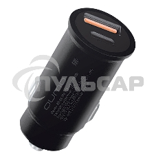 Автомобильное зарядное устройство Qumo All QC/PD (Charger 0088), USB + Type C черный