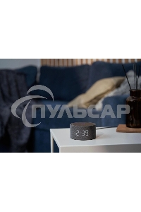 Умная колонка Яндекс Станция Мини, 10Вт, с голосовым ассистентом Алиса на YaGPT, с LED-часами, черный