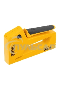 Степлер мебельный, алюминиевый корпус, тип 53, 6-14 мм, тип 300, 15 мм, тип 500, 15 мм Denzel