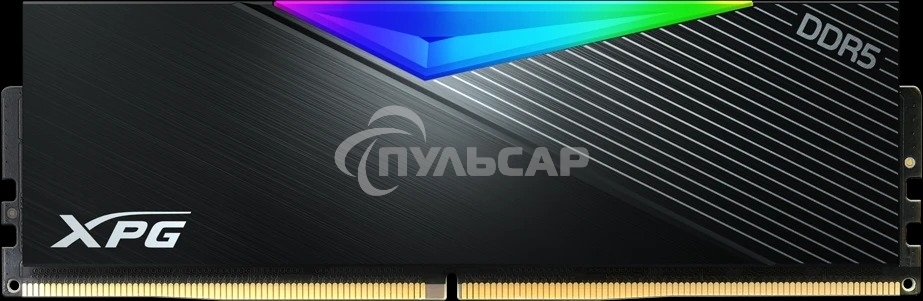 Оперативная память XPG Lancer, DDR5, 32Gb (2x16Gb), 5200MHz, CL38, DIMM, с радиаторами, RGb черный