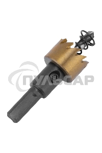 Коронка по металлу Denzel HSS, 20 мм, нитридтитановое покрытие