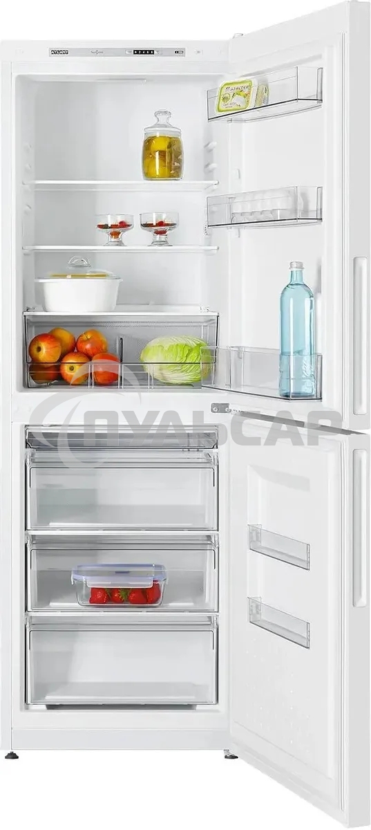 Холодильник Atlant ХМ-4612-101 белый двухкамерный 182/119л морозилка снизу