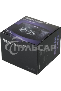 Умная колонка Яндекс Станция Мини, 10Вт, с голосовым ассистентом Алиса на YaGPT, с LED-часами, черный