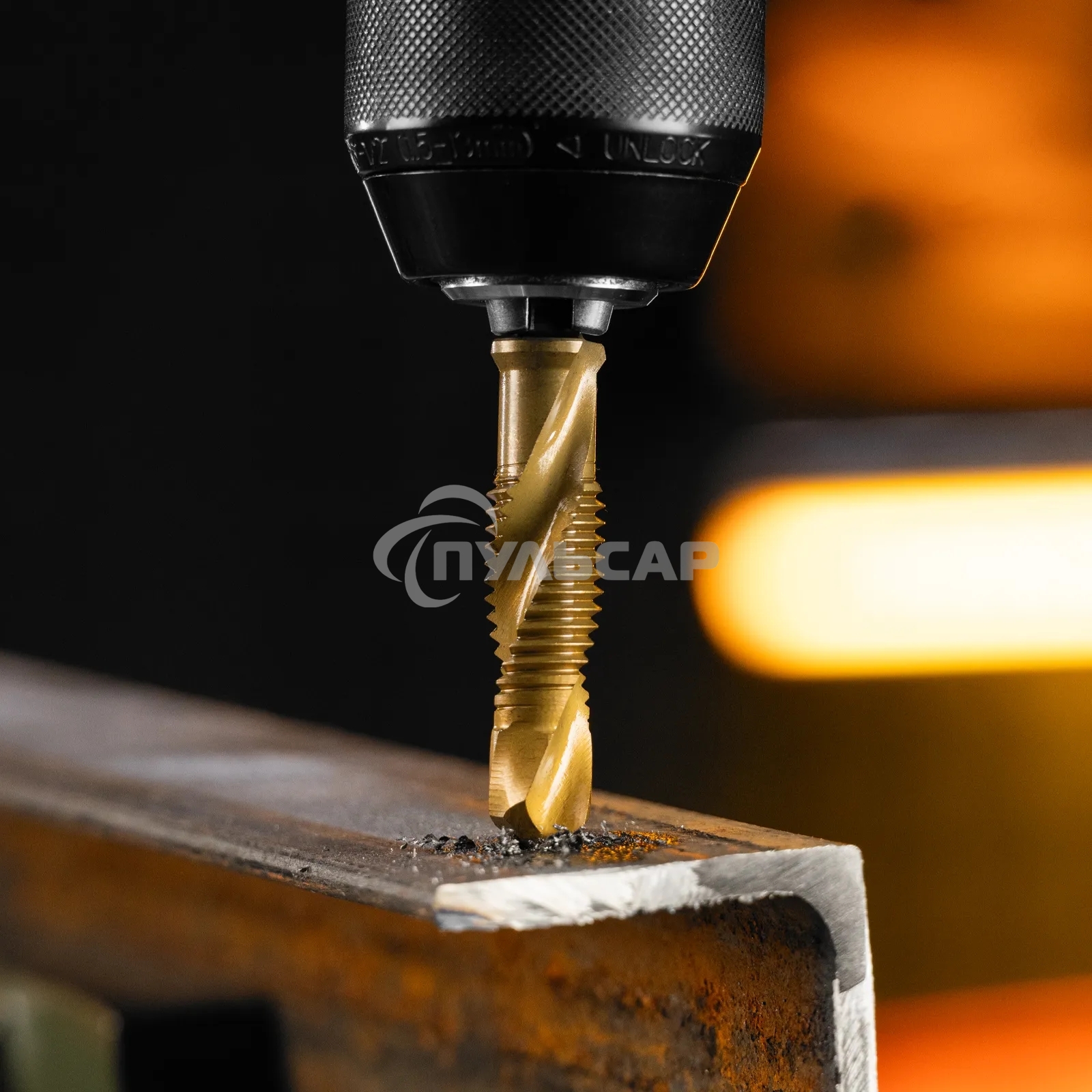 Сверло-метчик Denzel М12 х 1,75 мм, Р6М5