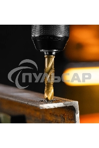 Сверло-метчик Denzel М12 х 1,75 мм, Р6М5