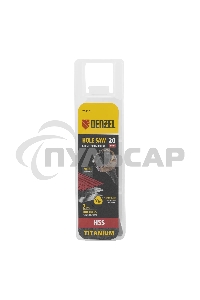 Коронка по металлу Denzel HSS, 20 мм, нитридтитановое покрытие